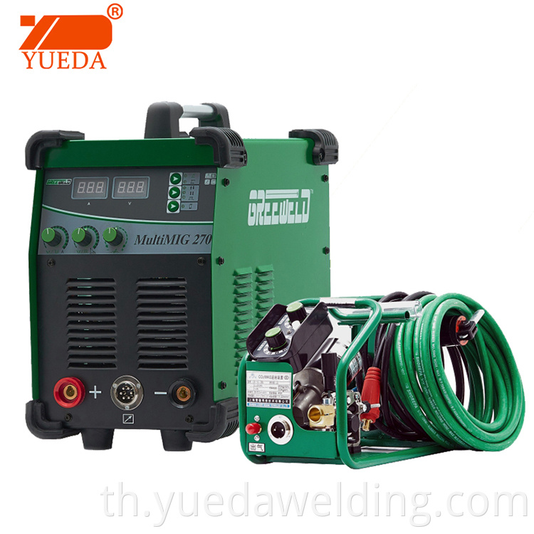 Yueda MIG270 DC เครื่องเชื่อมอินเวอร์เตอร์มัลติฟังก์ชั่น MIG ช่างเชื่อม